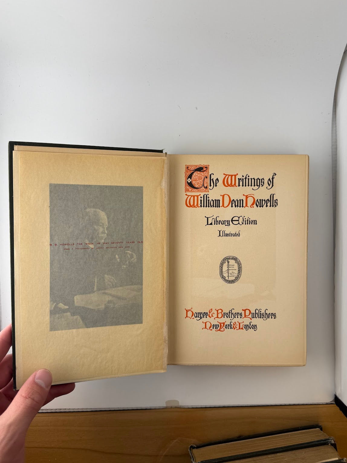 4 vintage volumes of W.D. Howells works