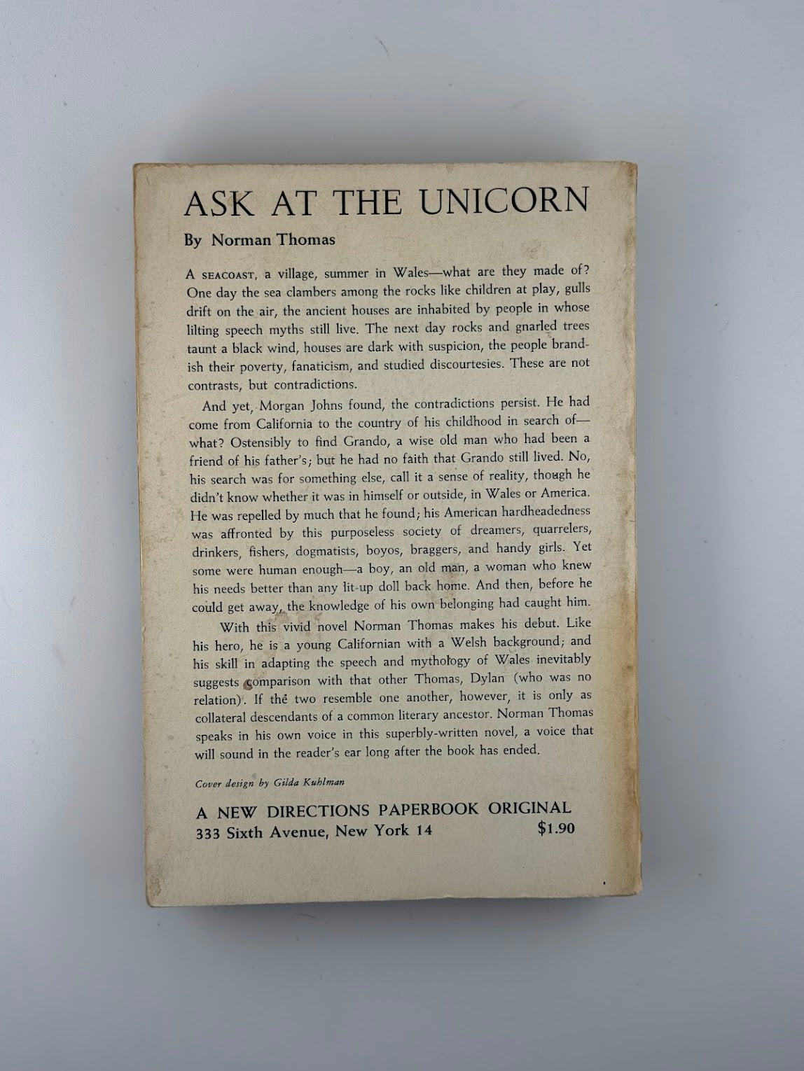 Ask At The Unicorn by Norman Thomas