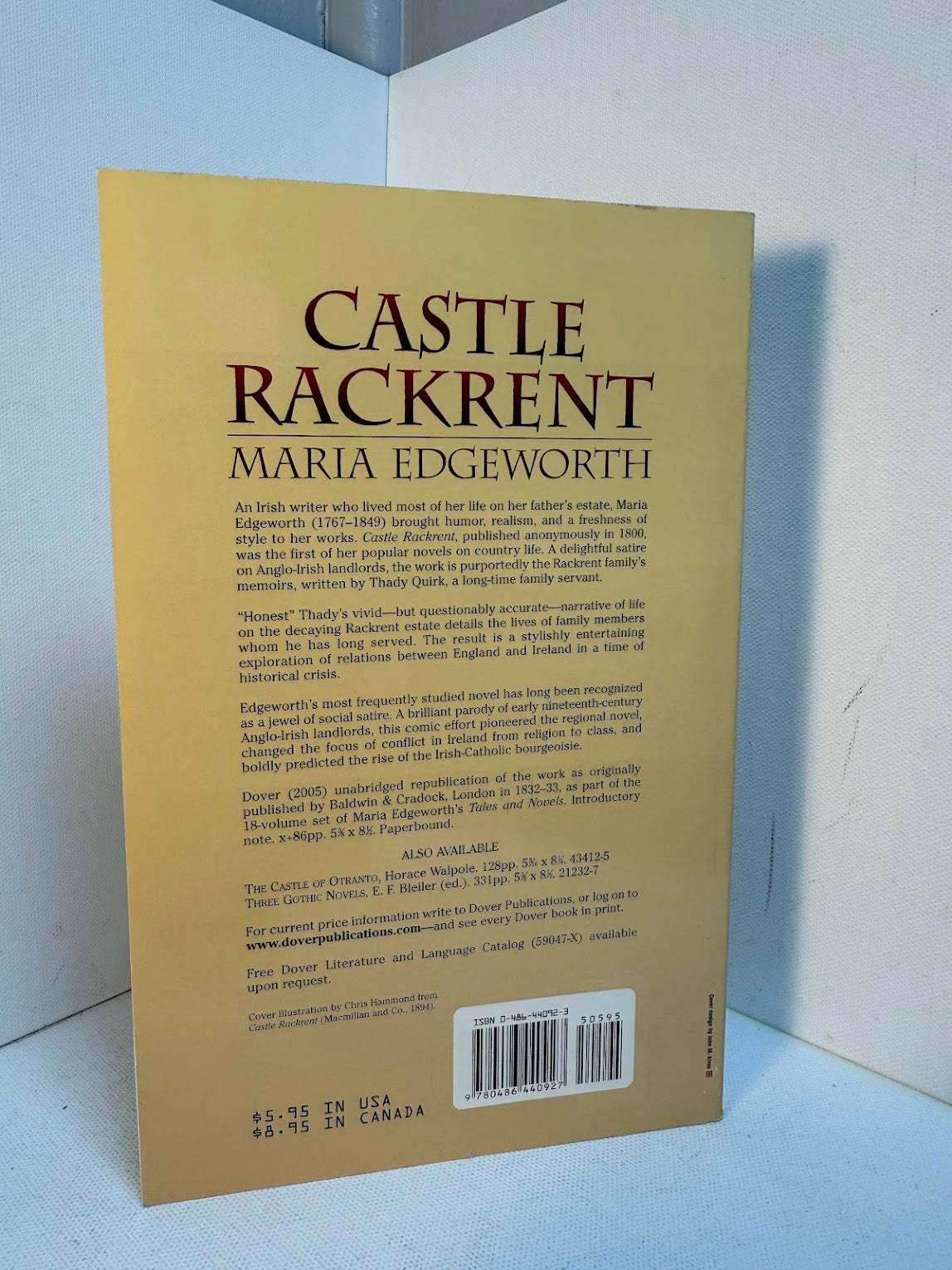 Castle Rackrent by Maria Edgeworth