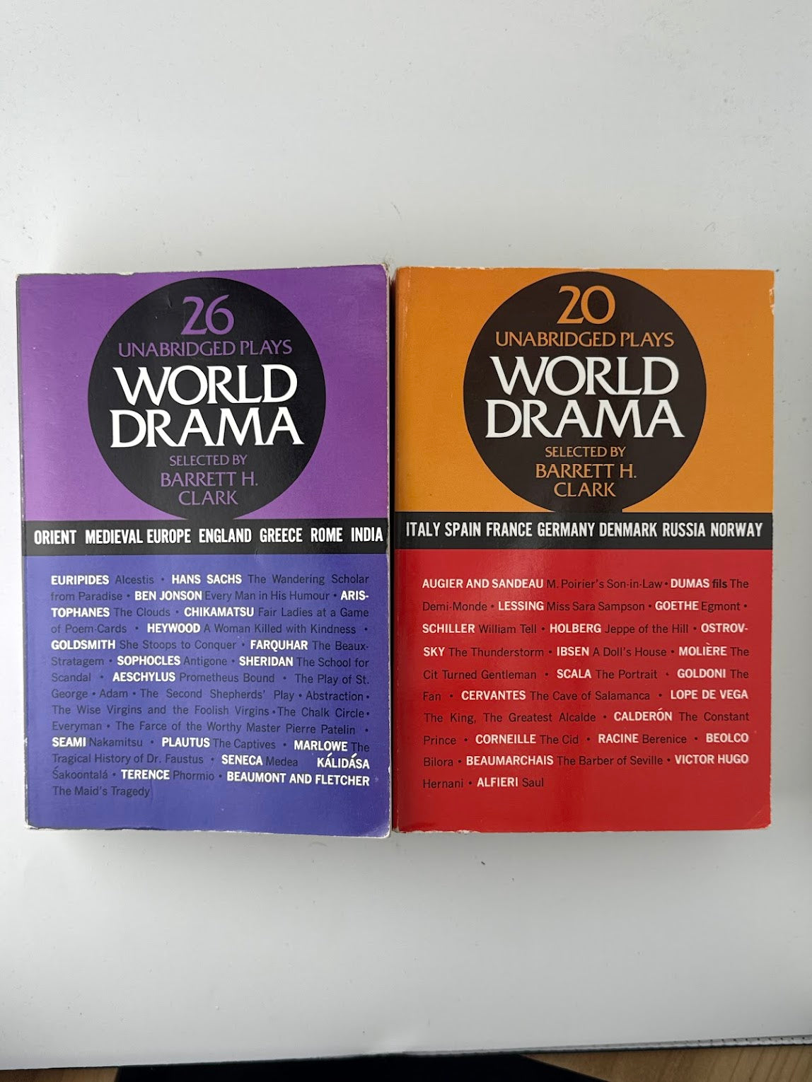 World Drama selected by Barrett H. Clark