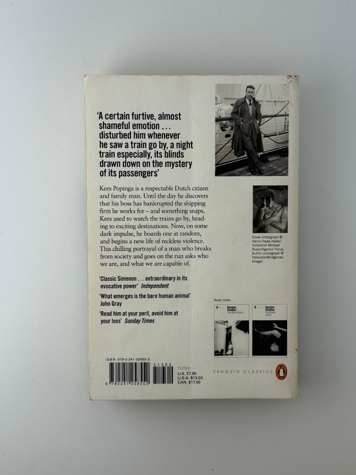 The Man Who Watched The Trains Go By by Georges Simenon