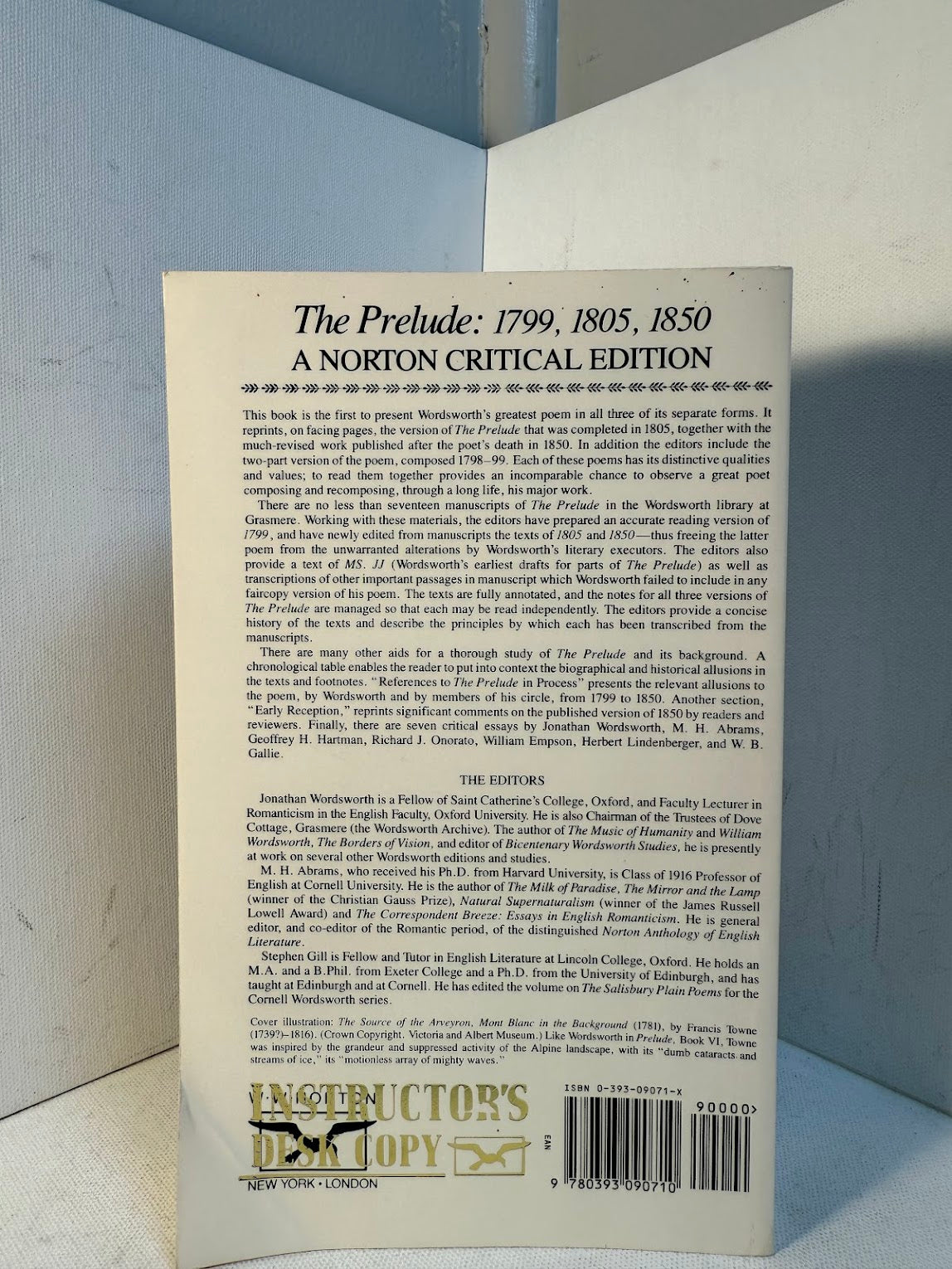 The Prelude by William Wordsworth