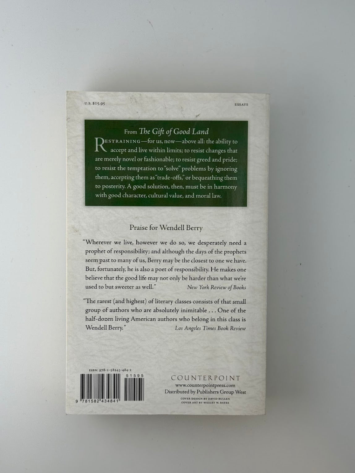 The Gift of Good Land by Wendell Berry