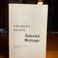 Selected Writings by Charles Olson