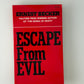 Escape From Evil by Ernest Becker
