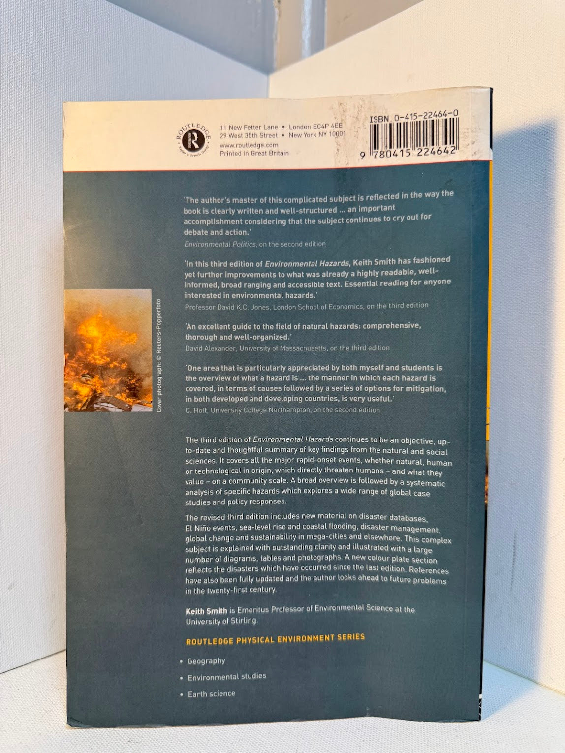 Environmental Hazards - Assessing Risk and Reducing Disaster by Keith Smith