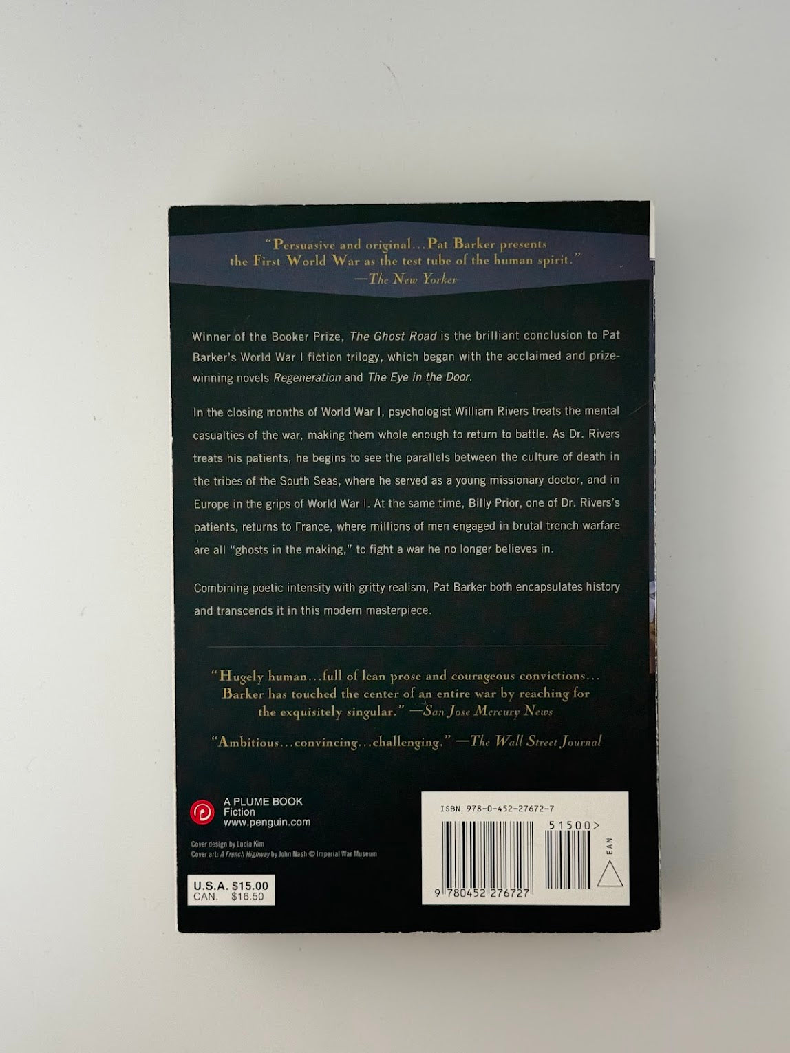 The Ghost Road by Pat Barker
