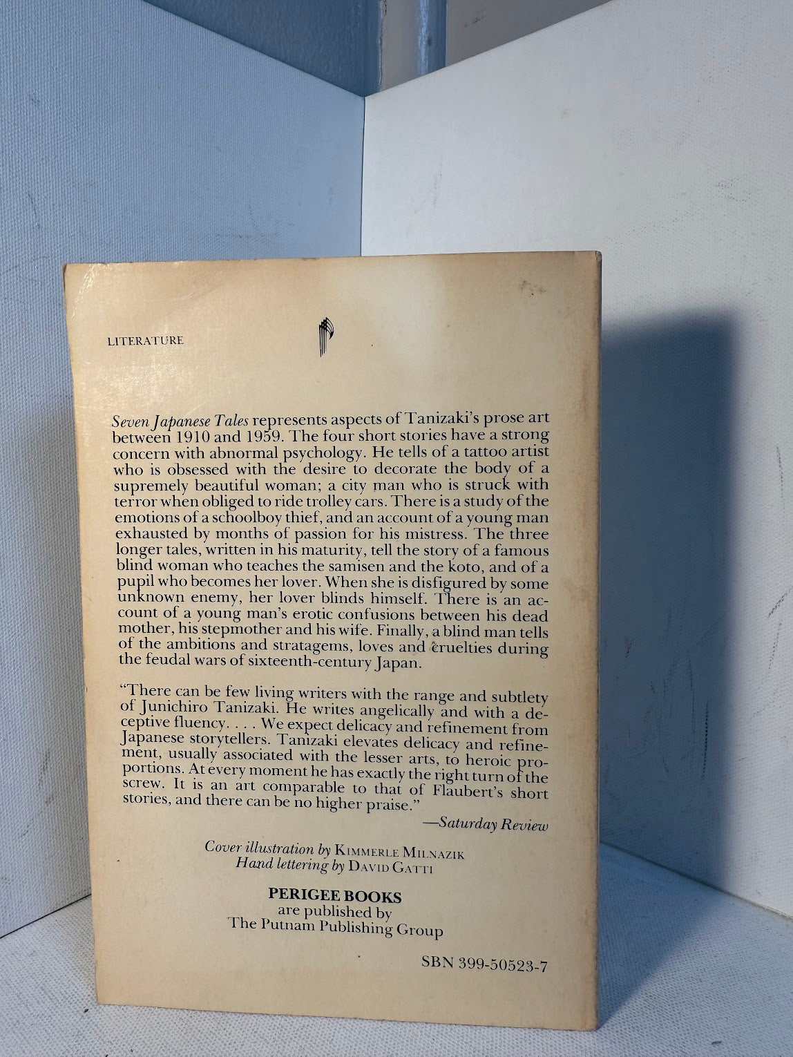 Seven Japanese Tales by Junichiro Tanizaki