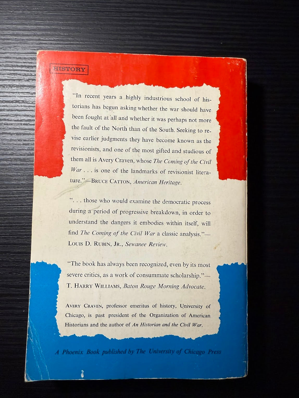 The Coming of the Civil War by Avery Craven