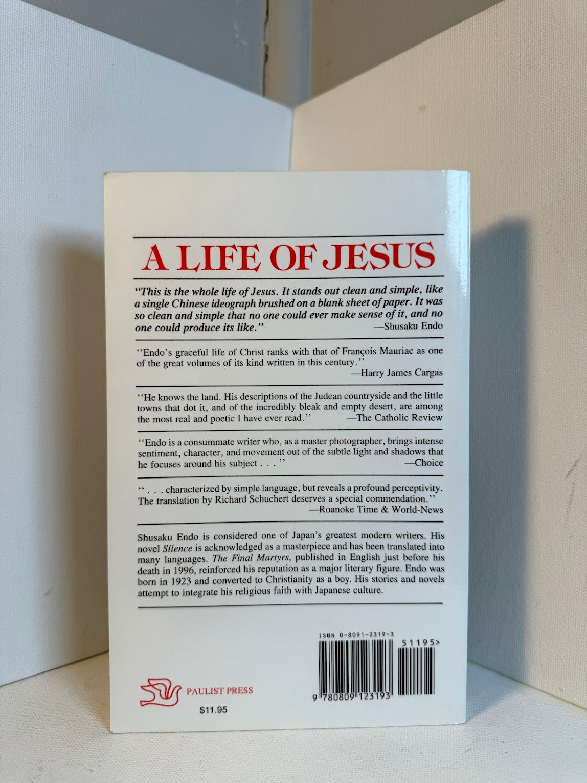 A Life of Jesus by Shusaku Endo