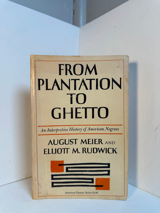 From Plantation to Ghetto by August Meier and Elliott M. Rudwick