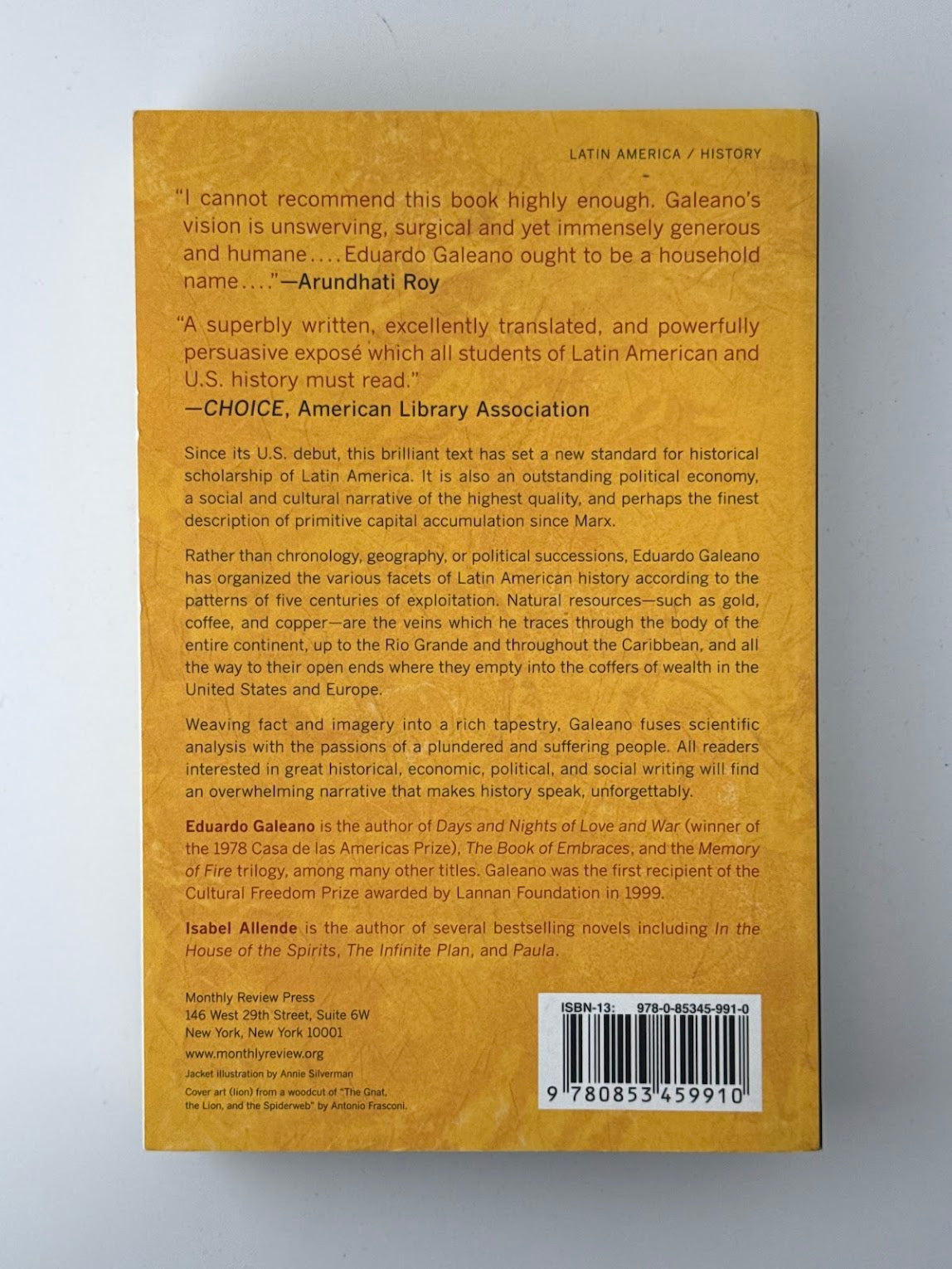 Open Veins of Latin America by Eduardo Galeano
