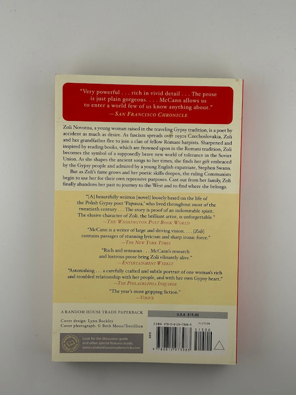 Zoli by Colum McCann