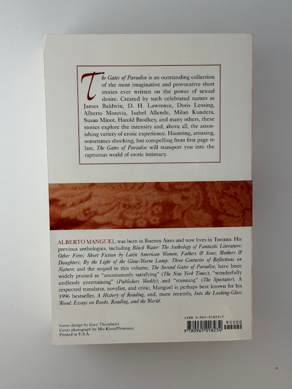 The Gates of Paradise - The Anthology of Erotic Short Fiction edited by Alberto Manguel