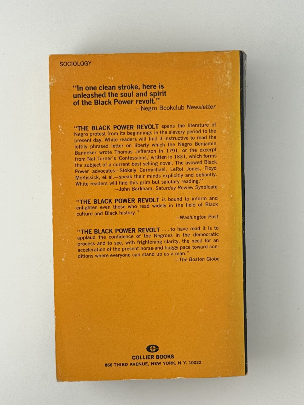The Black Power Revolt edited by Floyd B. Barbour