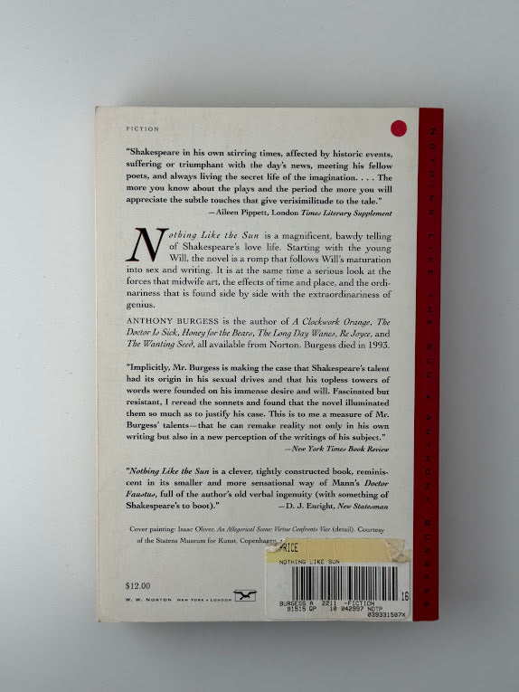 Nothing Like the Sun by Anthony Burgess