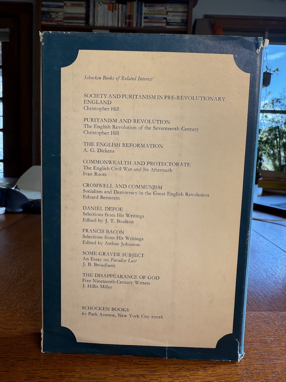 The Puritan Family by Levin L. Schucking