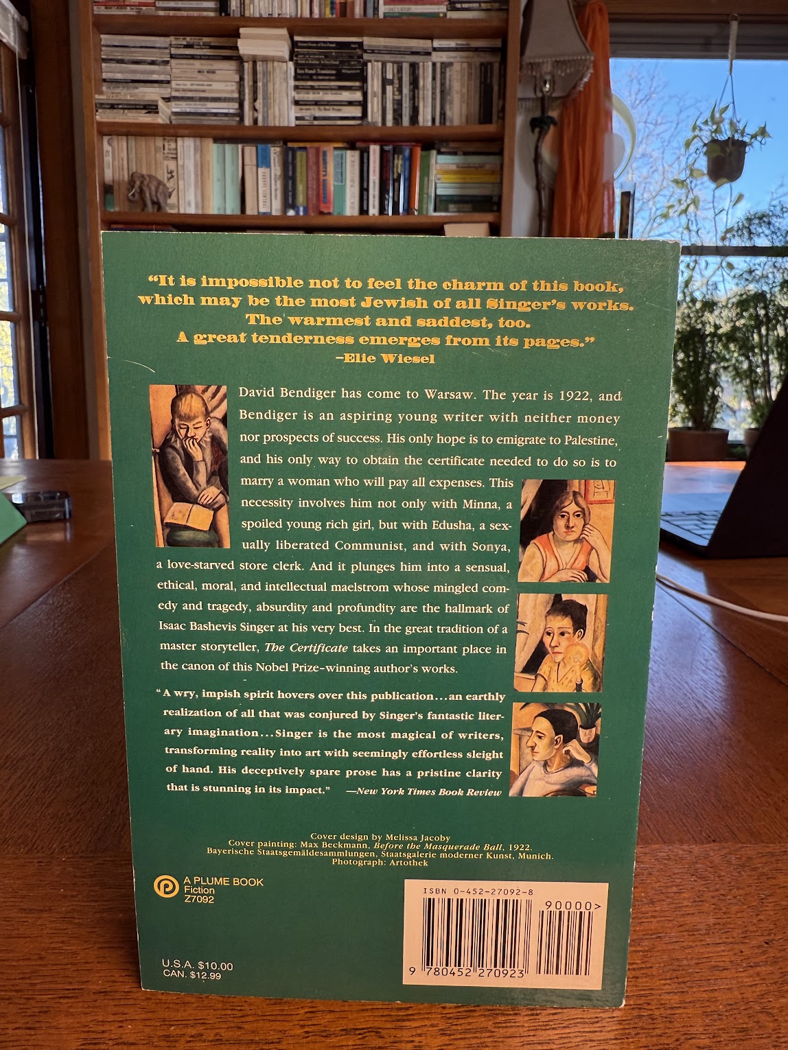 The Certificate by Isaac Bashevis Singer