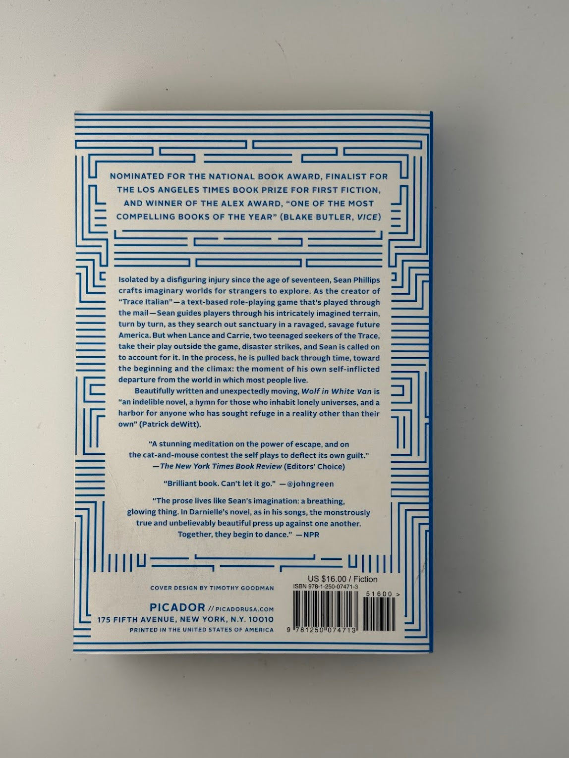 Wolf In White Van by John Darnielle