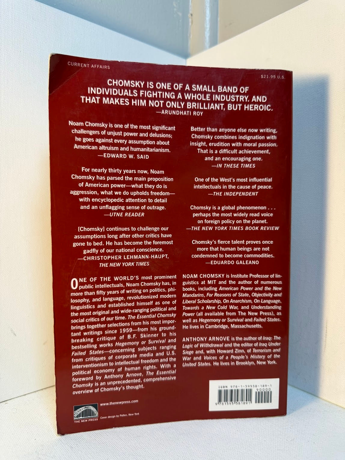 The Essential Chomsky edited by Anthony Arnove