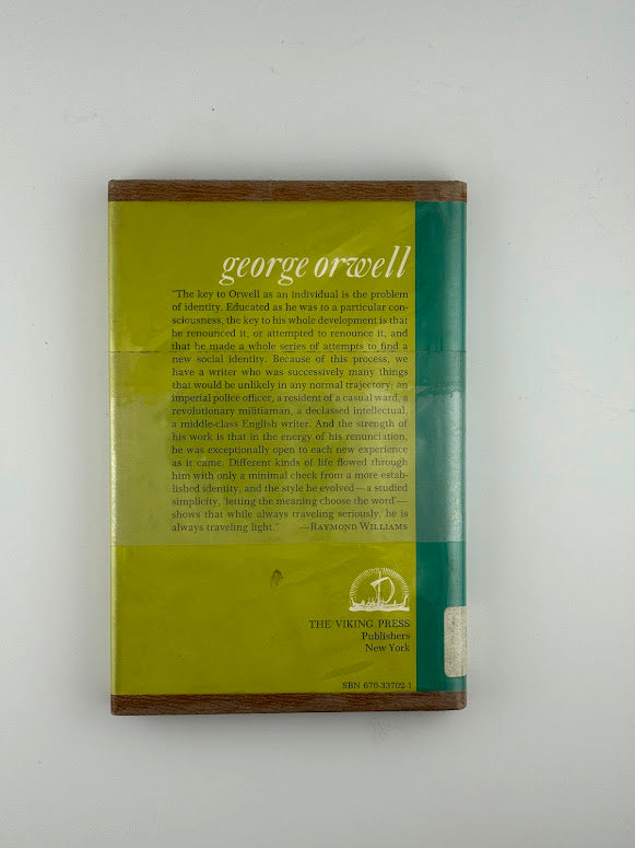George Orwell by Raymond Williams