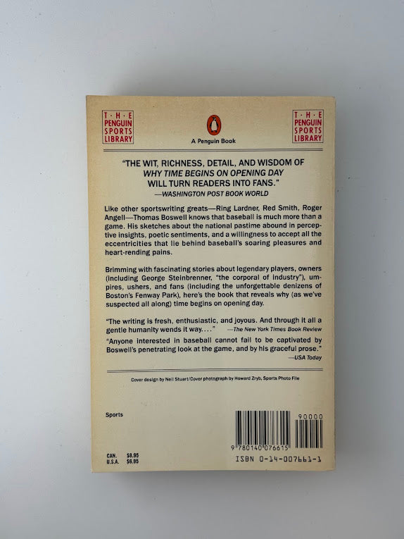 Why Time Begins on Opening Day by Thomas Boswell