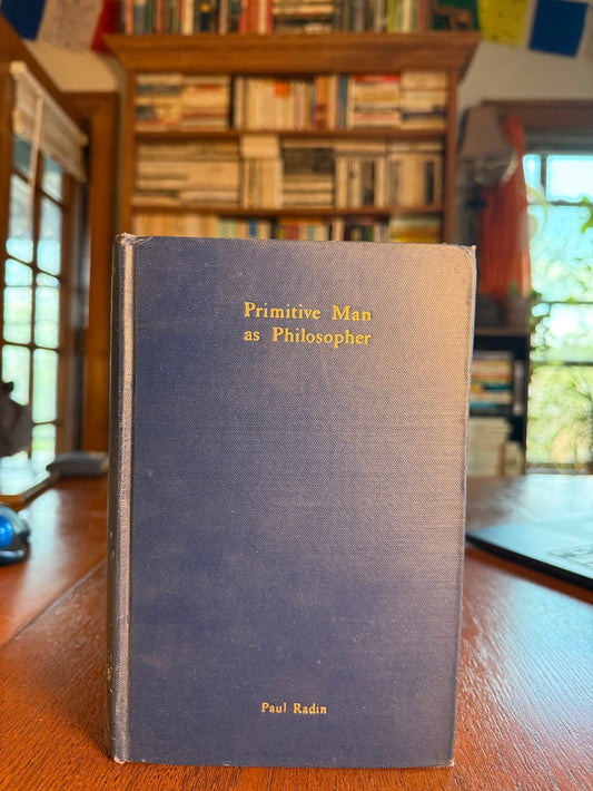 Primitive Man as Philosopher by Paul Radin