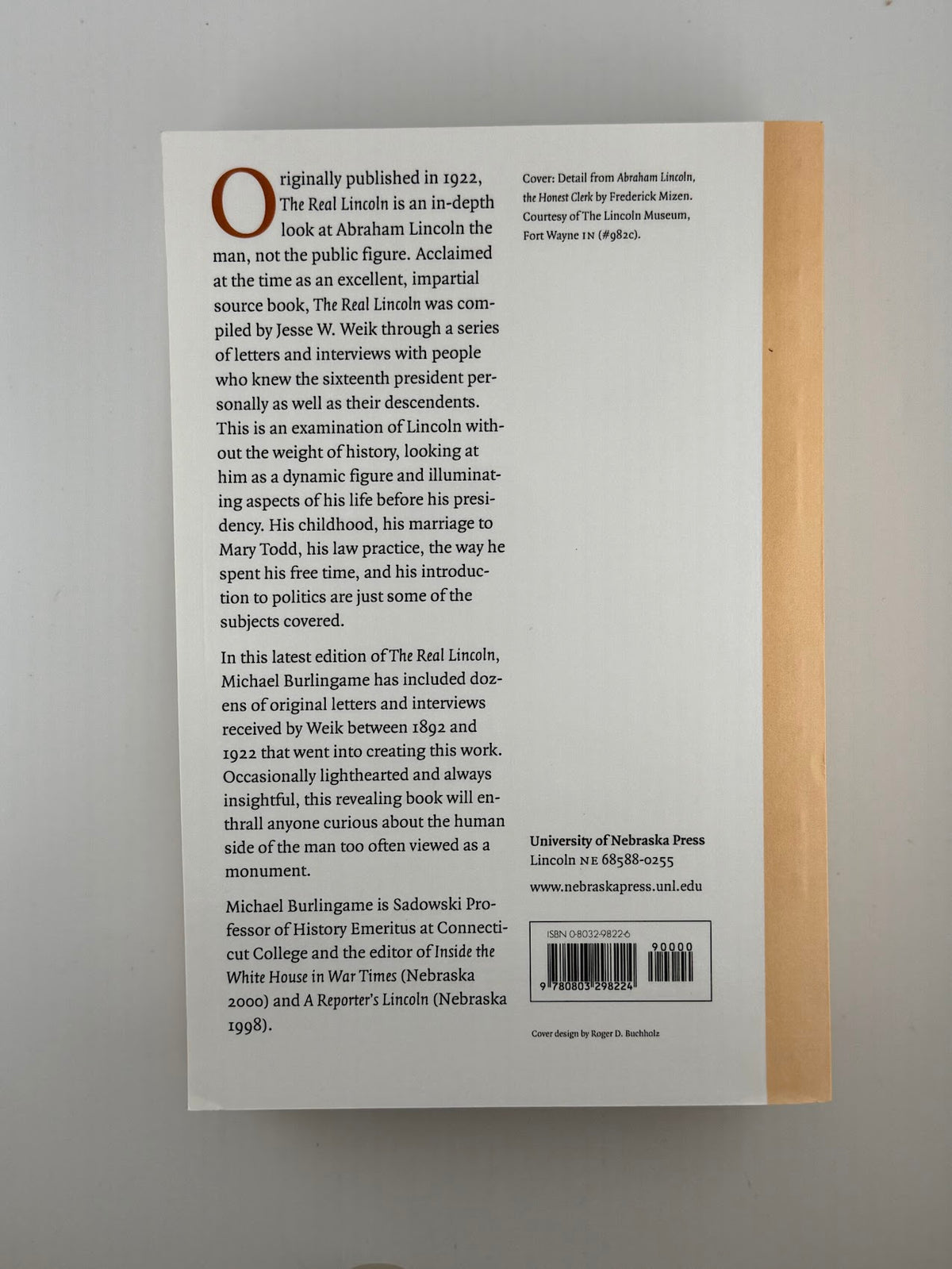 The Real Lincoln by Jesse W. Weik