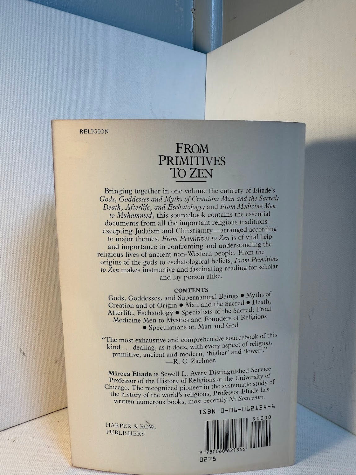 From Primitives to Zen by Mircea Eliade