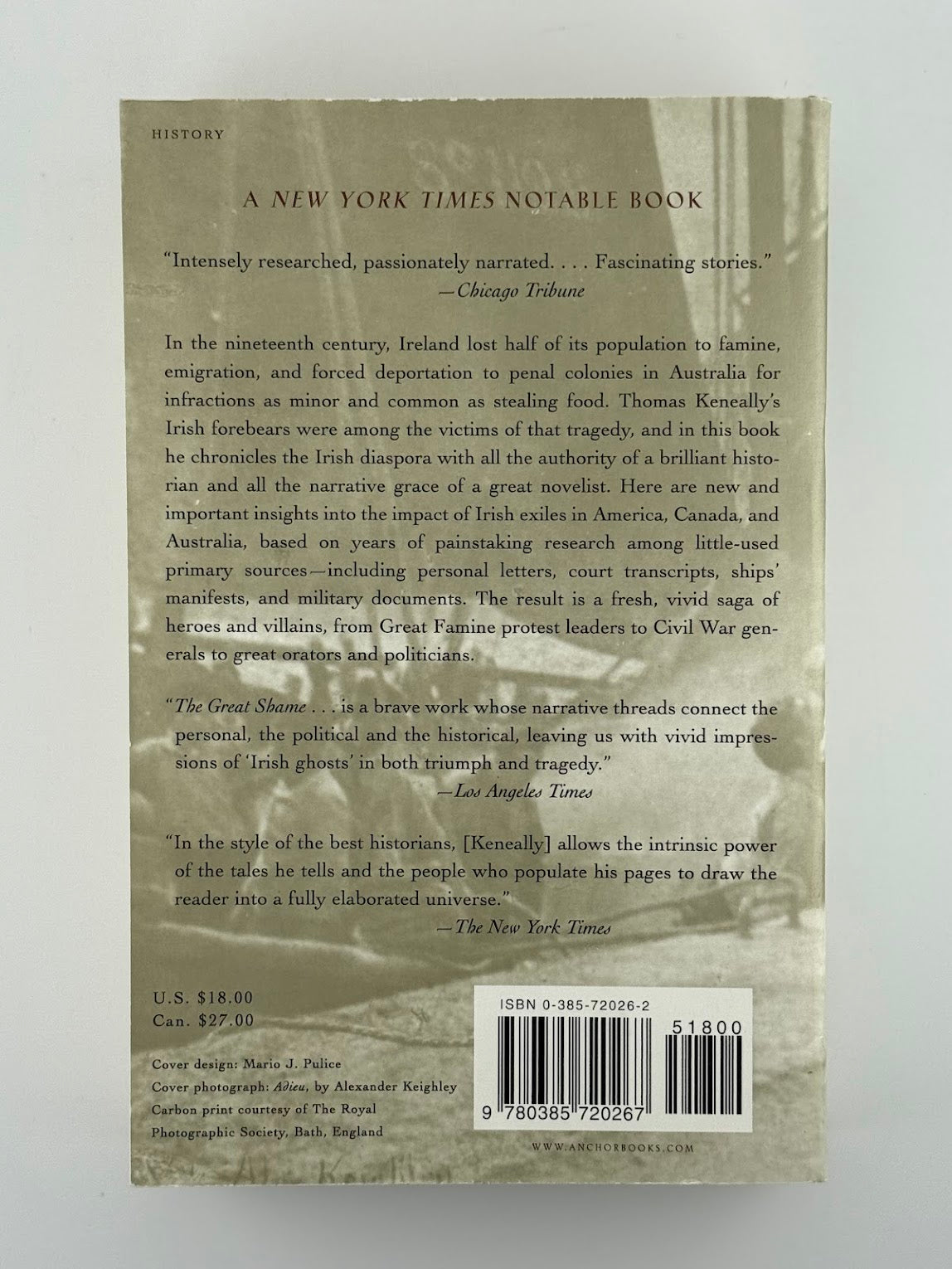 The Great Shame by Thomas Keneally