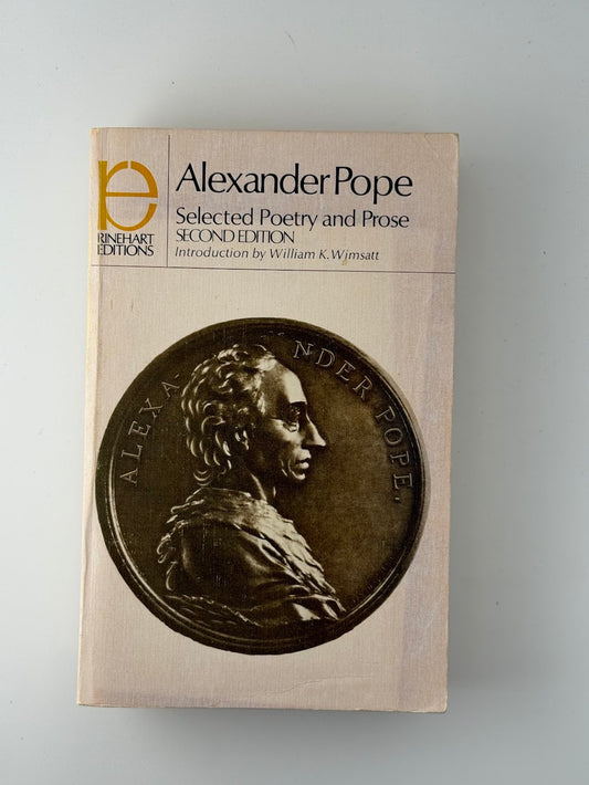 Alexander Pope Selected Poetry and Prose