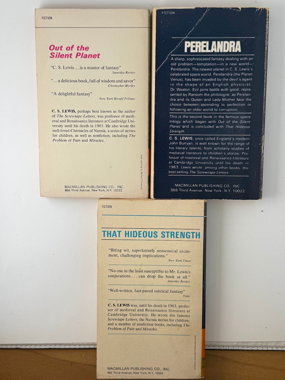 C.S. Lewis Space trilogy