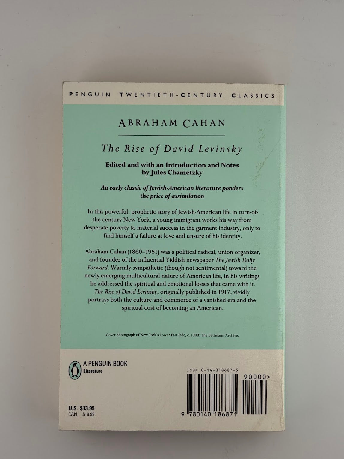 The Rise of David Levinsky by Abraham Cahan