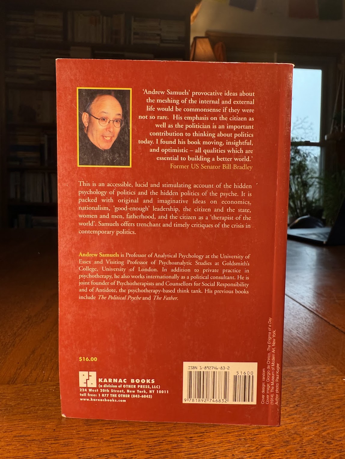 Politics on the Couch by Andrew Samuels