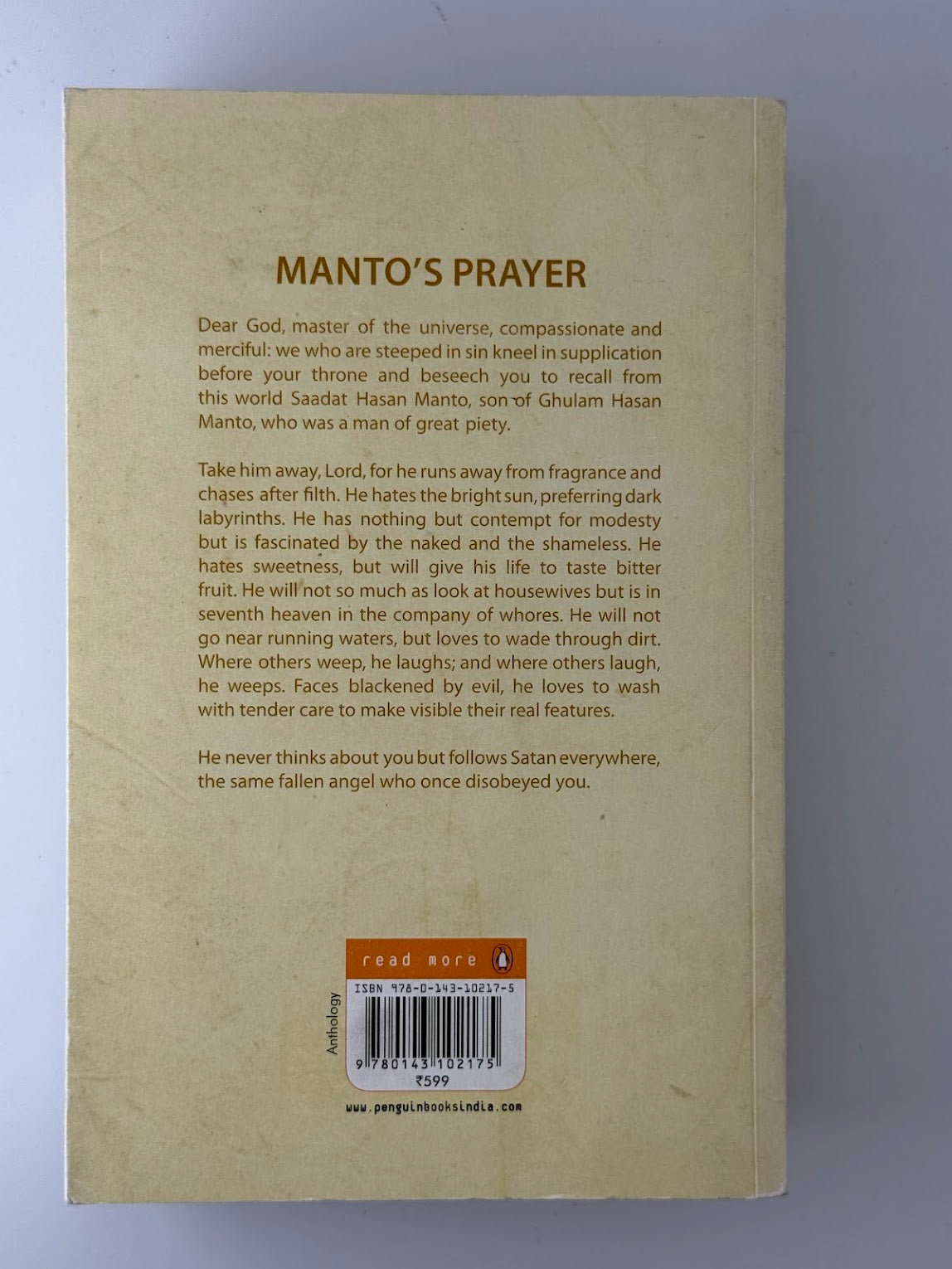 Bitter Fruit - The Very Best of Saadat Hasan Manto
