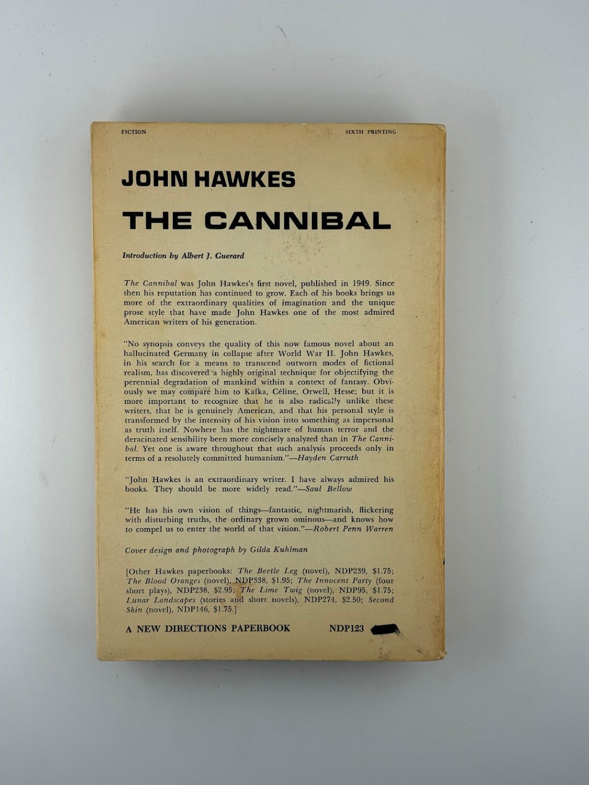 The Cannibal by John Hawkes