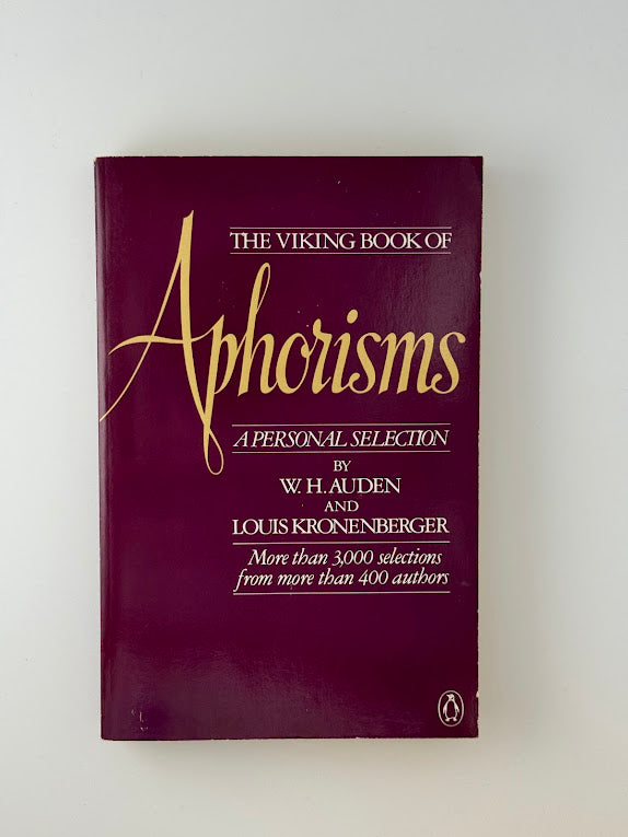 The Viking Book of Aphorisms