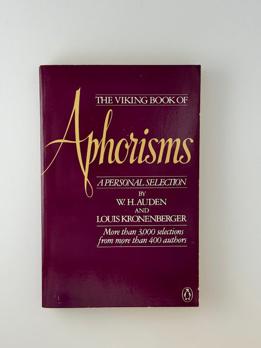 The Viking Book of Aphorisms