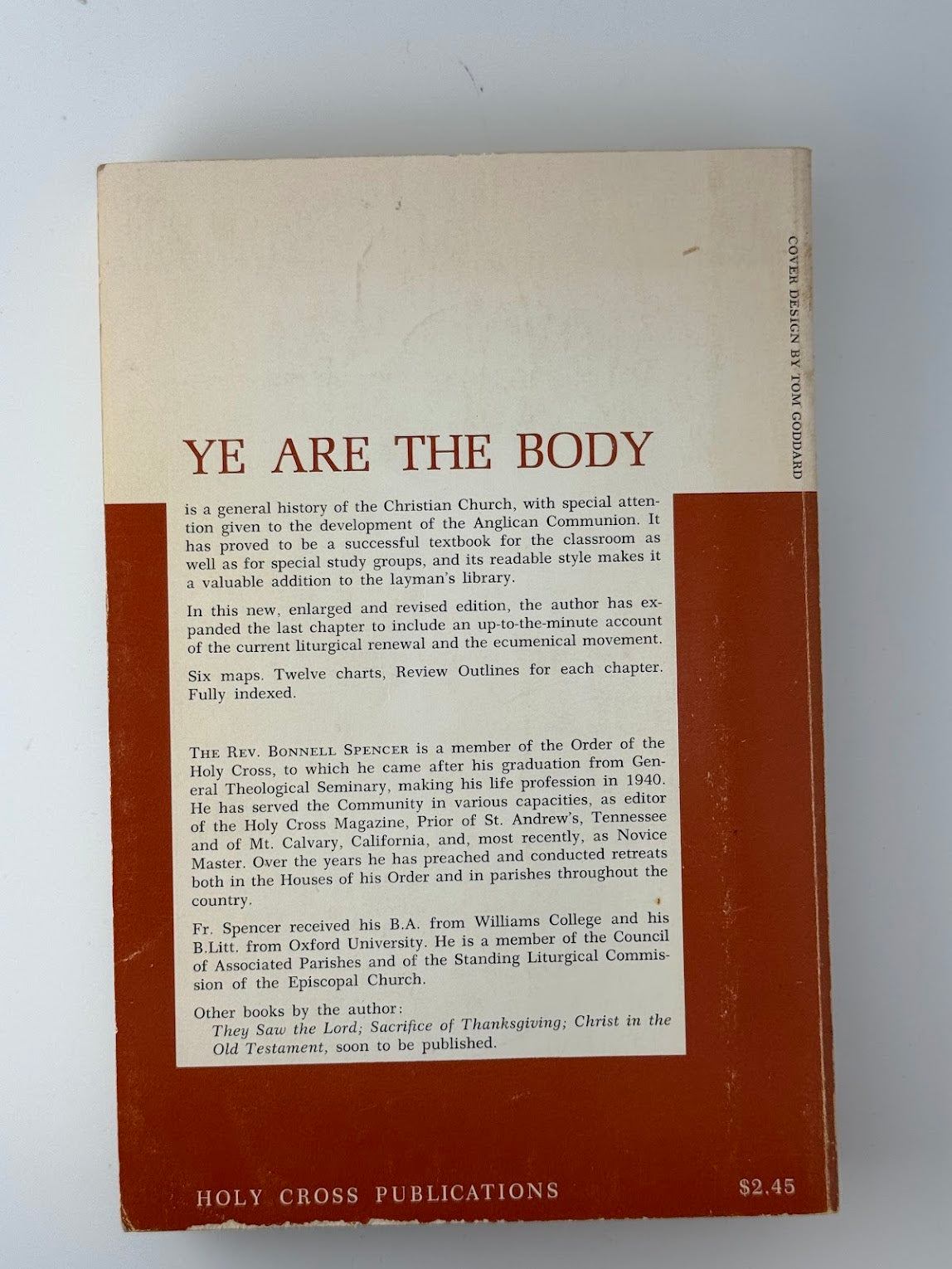 Ye Are The Body - A People's History of the Church by Bonnell Spencer