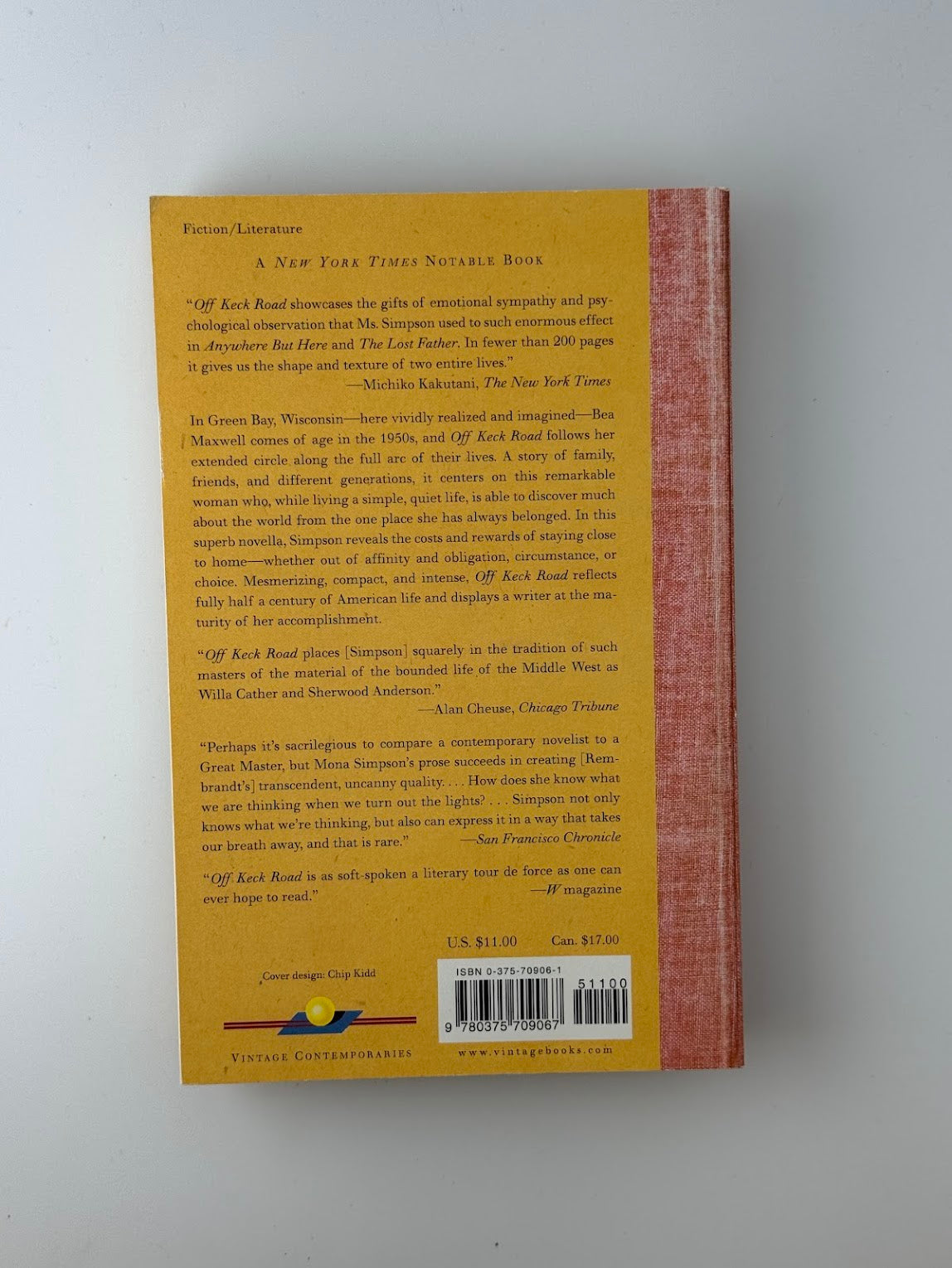 Off Keck Road by Mona Simpson