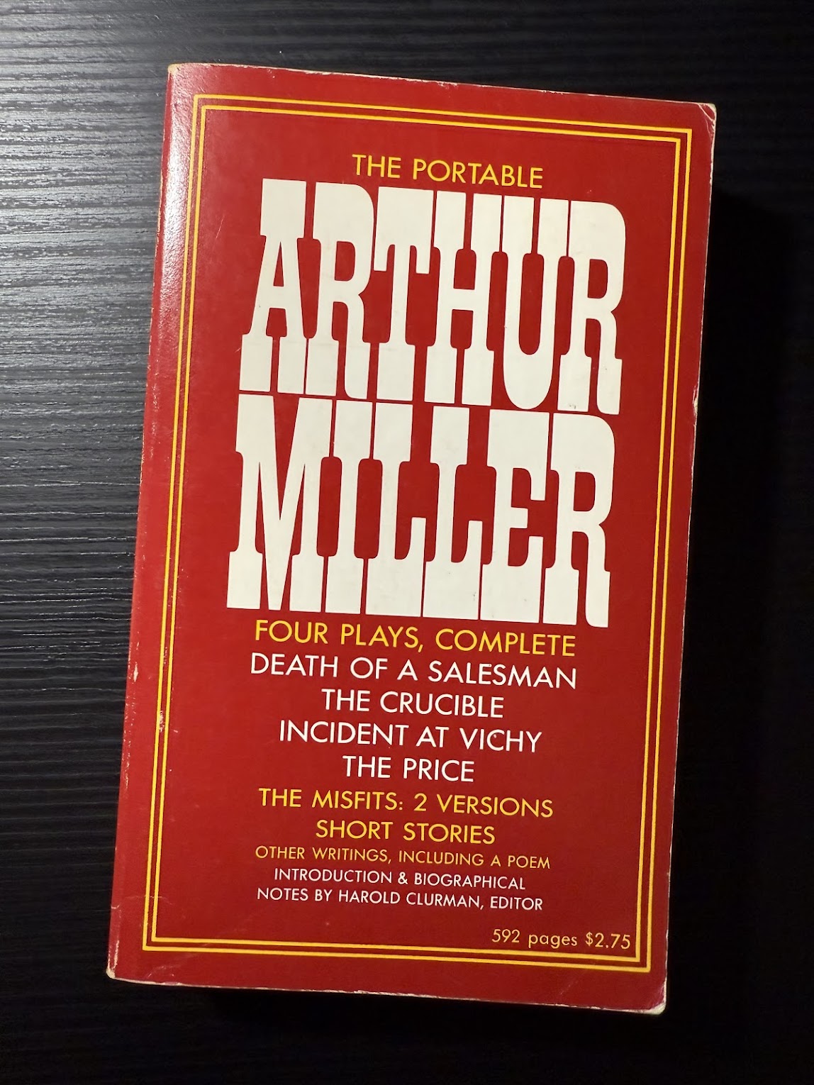 The Portable Arthur Miller