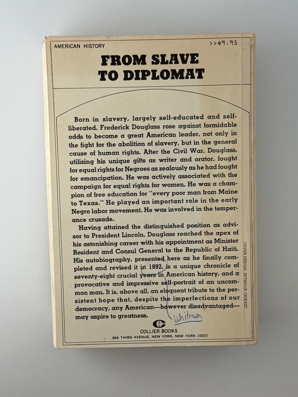 Life and Times of Frederick Douglass