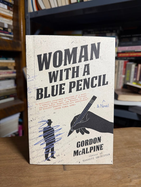 Woman with a Blue Pencil by Gordon McAlpine
