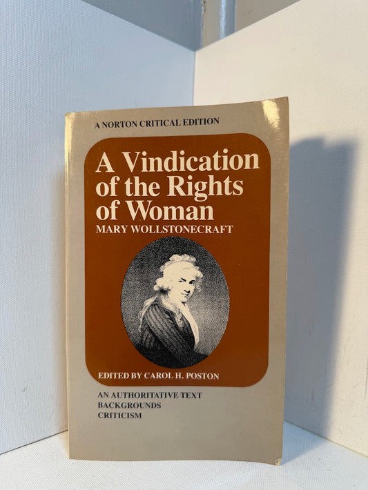 A Vindication of the Rights of Woman by Mary Wollstonecraft