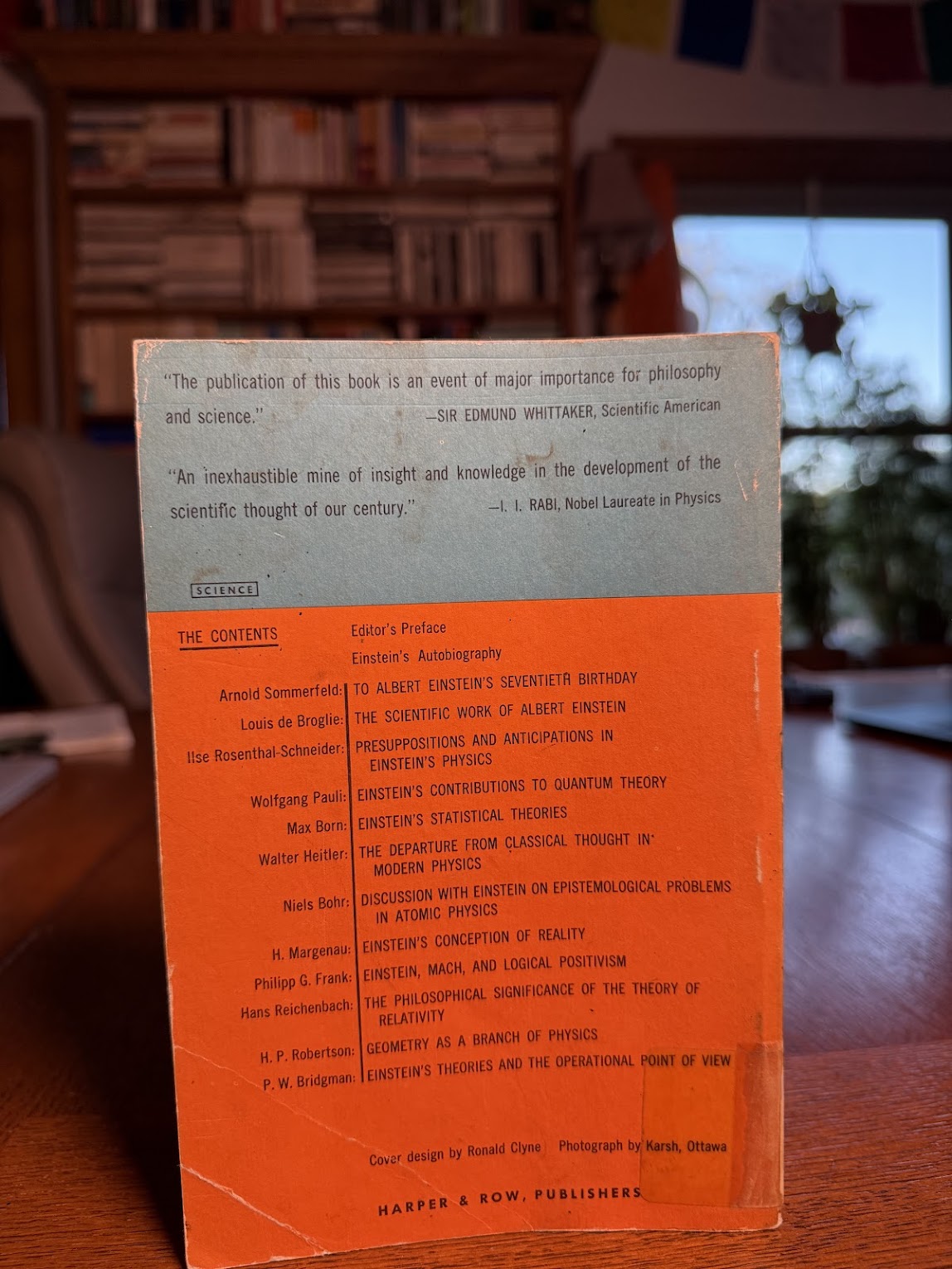 Albert Einstein Philosopher - Scientist edited by Paul Arthur Schilpp