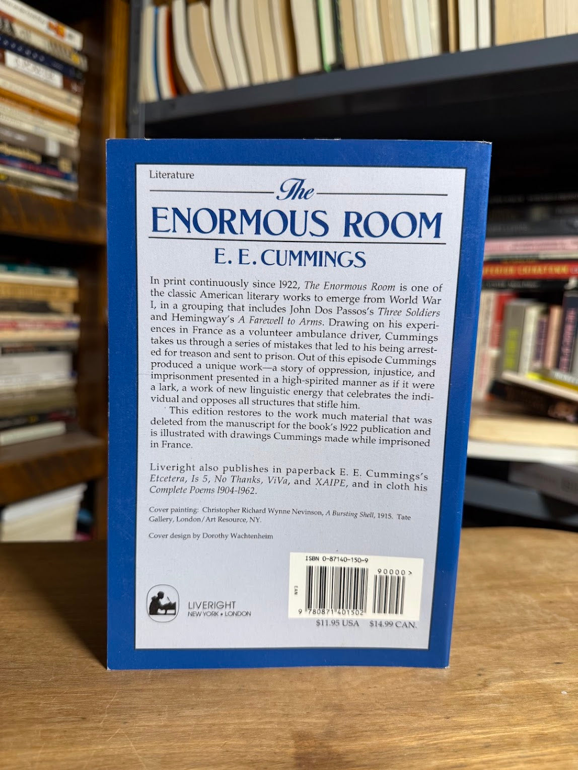 The Enormous Room by E.E. Cummings