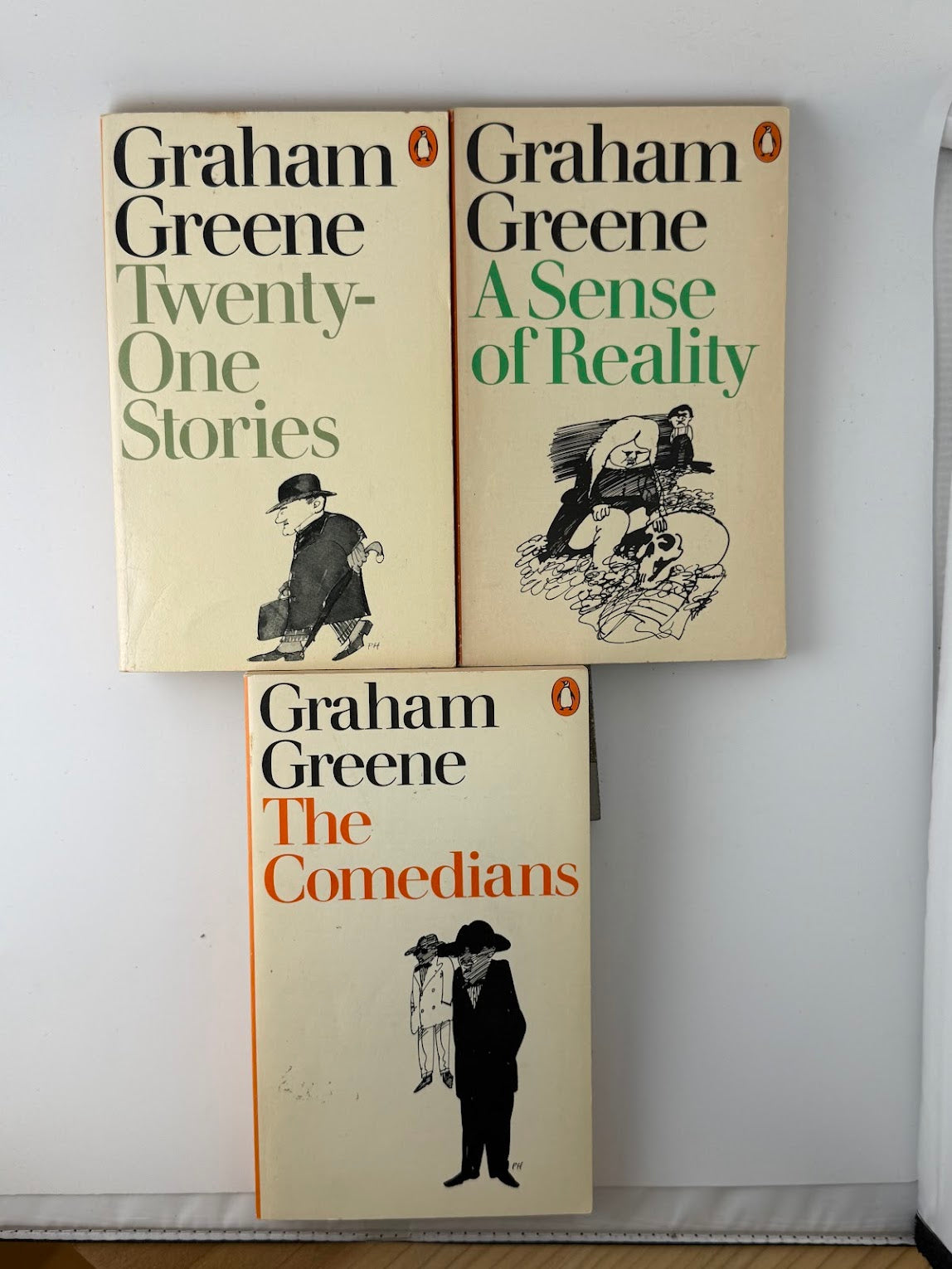 3 Vintage Penguin Graham Greenes