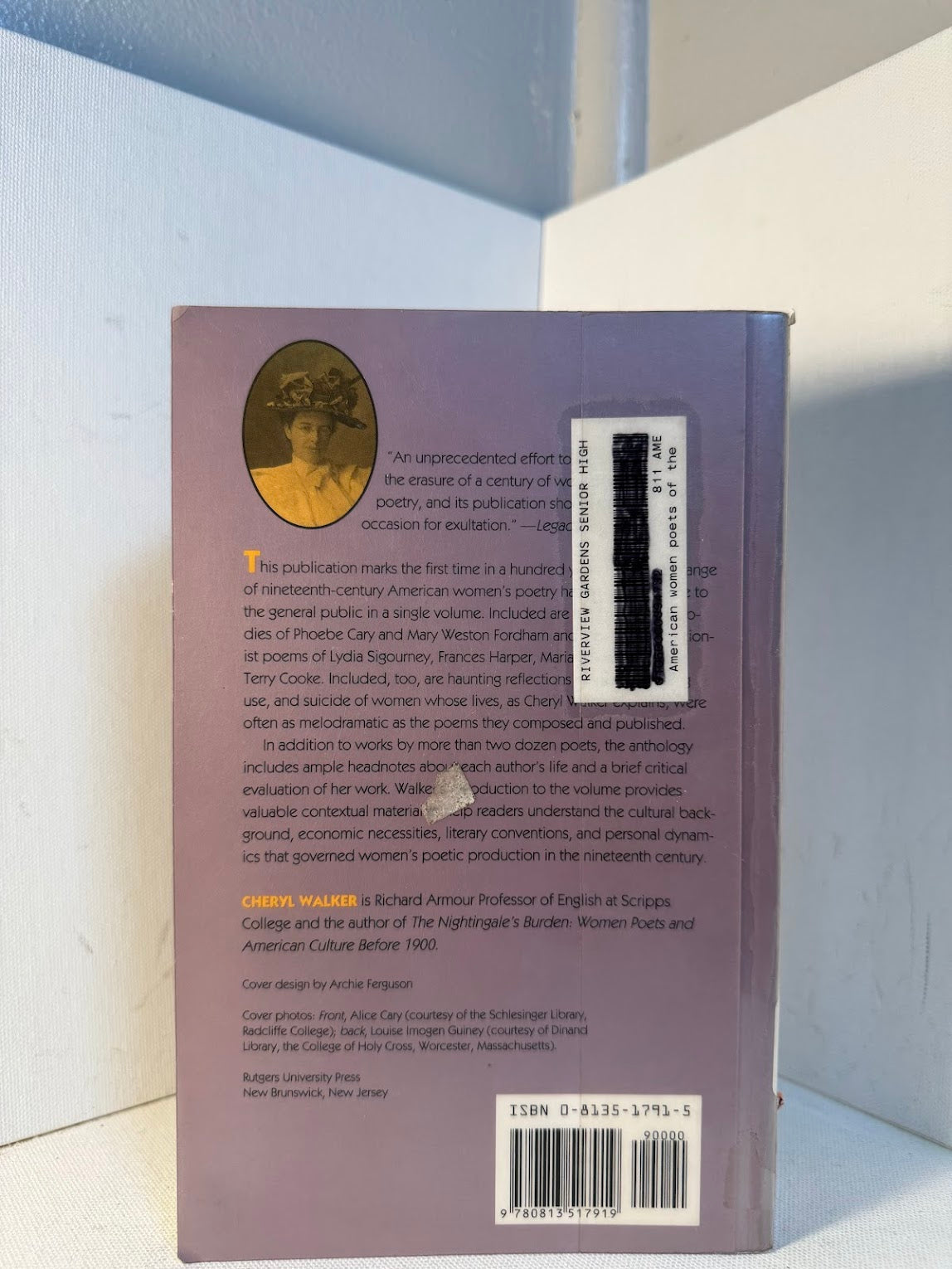 American Women Poets of the Nineteenth Century edited by Cheryl Walker