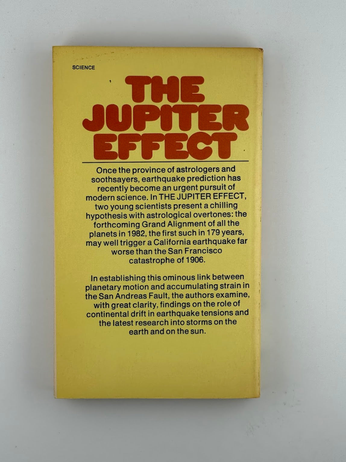 The Jupiter Effect by John R. Gribbin and Stephen H. Plagemann