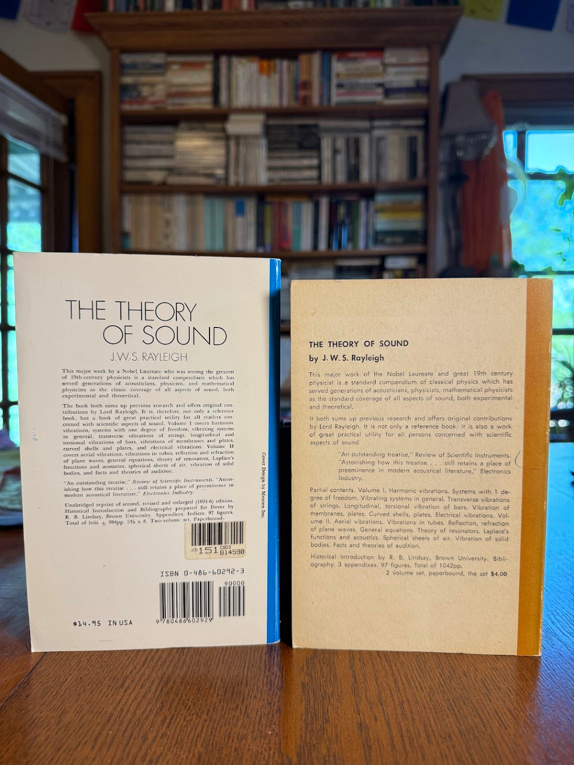 The Theory of Sound by J.W.S. Rayleigh